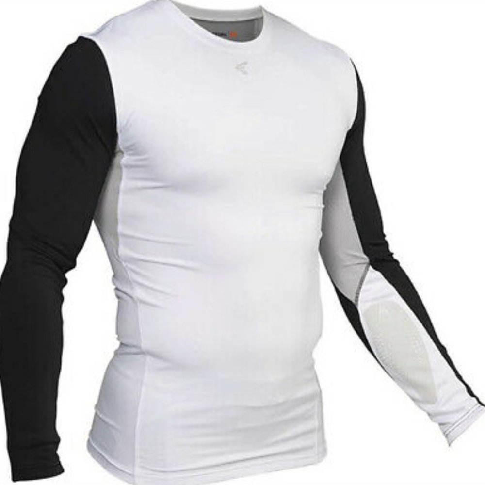 EASTON MENS WHITE COMPRESSION TOP NWT